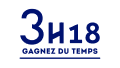 Logo 3H18 "Gagnez du temps" pour Trustfolio