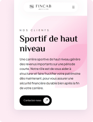 FINCAB : Sportif de haut niveau et gestion de patrimoine